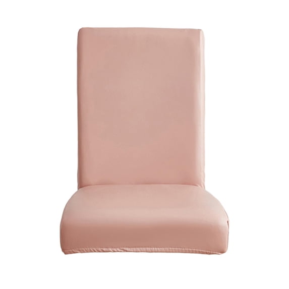 Oil Chair Cover, Protector Stretch Cover with Elastic Bottom, Dust Removable Chair Seat Cover for Home, Household, Banquet, Dining room - Pink