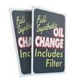 thumbnail image 1 of Oil Change (2-PACK) 24" x 36" Plastic Signs | Sign Insert 4mm Corrugated Plastic Signs Storefront Window Poster, 1 of 2