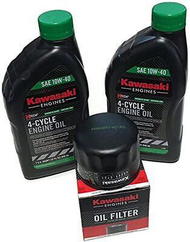 Oil Change Kit Kawasaki 999696296 490650721 490657007 10W40