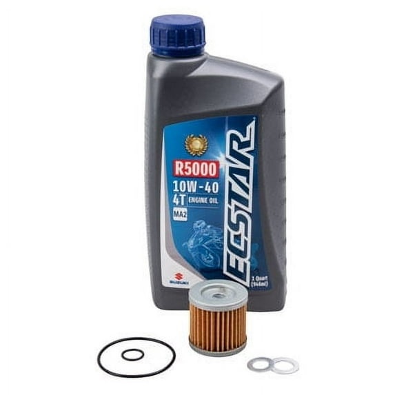 Oil Change Kit Suzuki ECSTAR R5000 10W-40 for Suzuki DR-Z 400SM 2005-2009