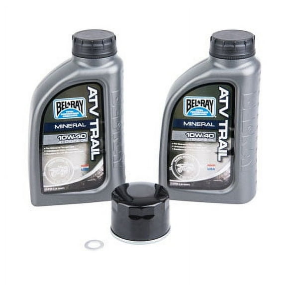 Oil Change Kit With Bel-Ray ATV Trail 10W-40 for Yamaha Kodiak 700 4x4 2016-2017