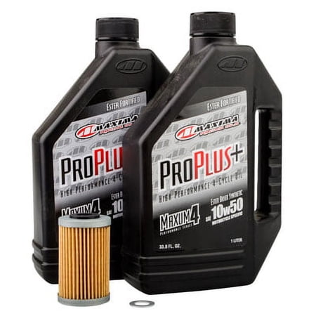 Oil Change Kit With Maxima Pro Plus Full Synthetic 10W-50 for KTM 500 XC-W 2012-2015
