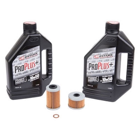 Oil Change Kit With Maxima Pro Plus Full Synthetic 10W-50 for KTM 690 ENDURO 2013-2018