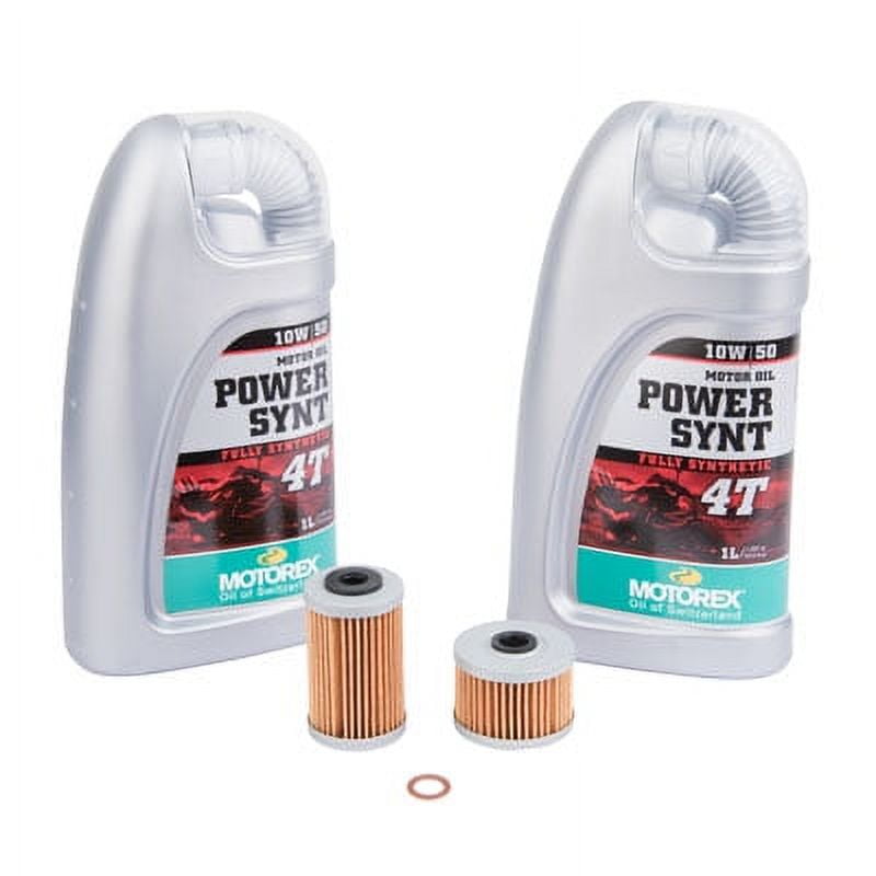 Oil Change Kit With Motorex Power Synthetic 4T 10W50 for Husqvarna 701