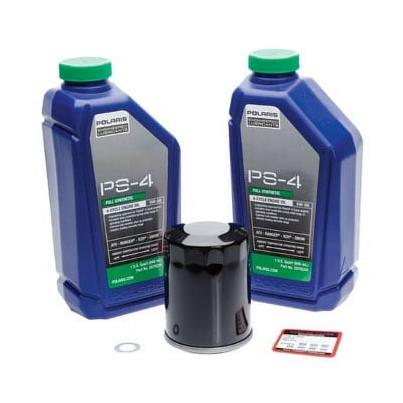 Oil Change Kit With Polaris PS-4 Plus 5W-50 for Polaris SPORTSMAN 800 X2 4X4 EFI 2007