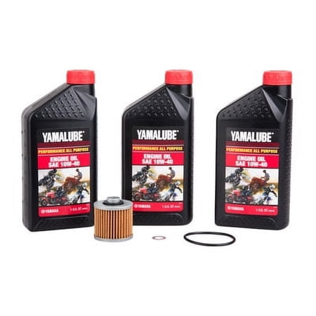 Oil Change Kit With Yamalube All Purpose 10W-40 For Yamaha