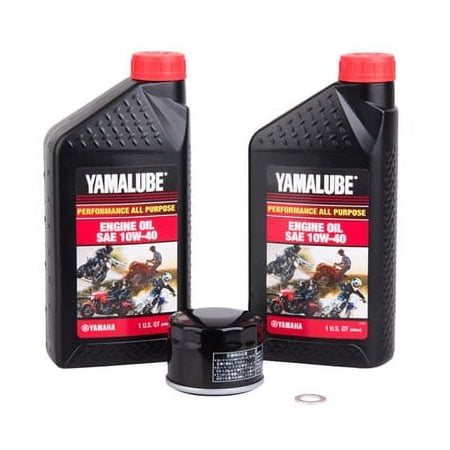 Oil Change Kit With Yamalube All Purpose 10W-40 for Yamaha GRIZZLY 700 4x4 2016-2017