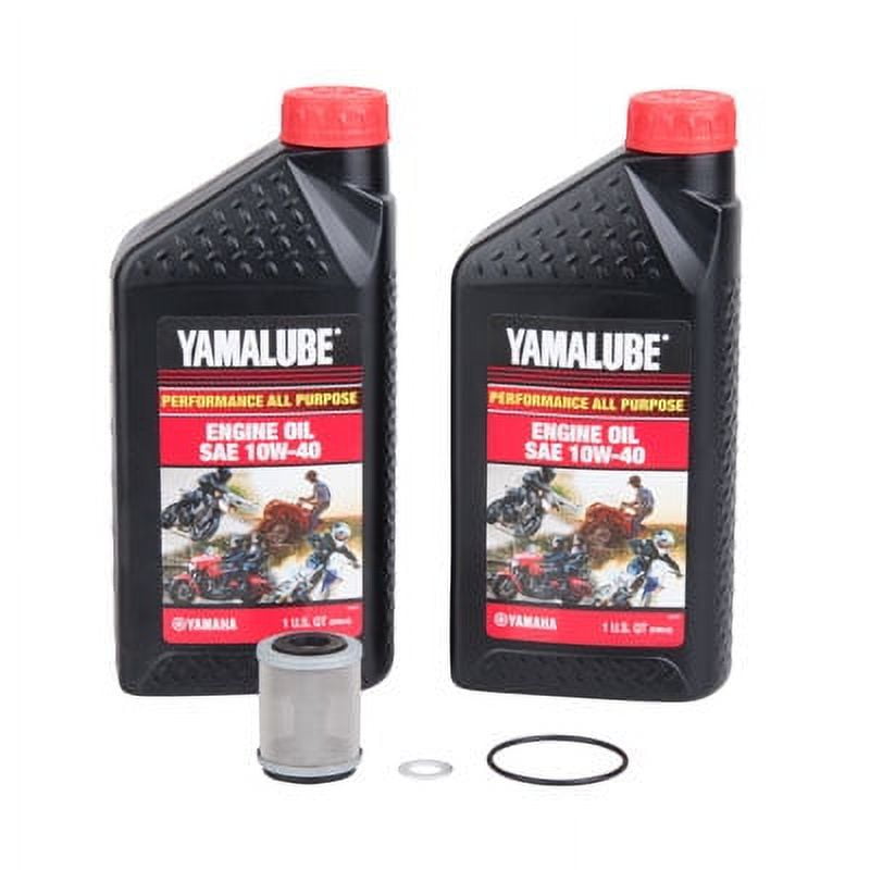 Oil Change Kit With Yamalube All Purpose 10W40 for Yamaha TW200 1990