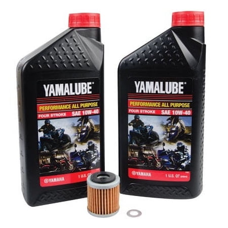 Oil Change Kit With Yamalube All Purpose 10W-40 for Yamaha YFZ 450 2012-2013