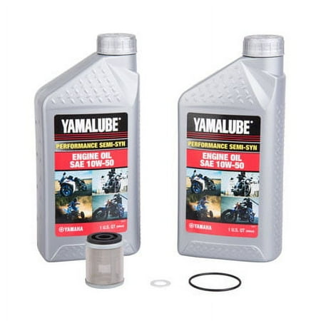 Oil Change Kit With Yamalube Performance Semi-Syn 10W-50 for Yamaha XT225 Serow 1992-2007