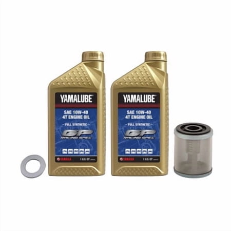 Oil Change Kit Yamalube Hi-Perf. Full-Synthetic 10W-40 for Yamaha WR426F 2001-2002
