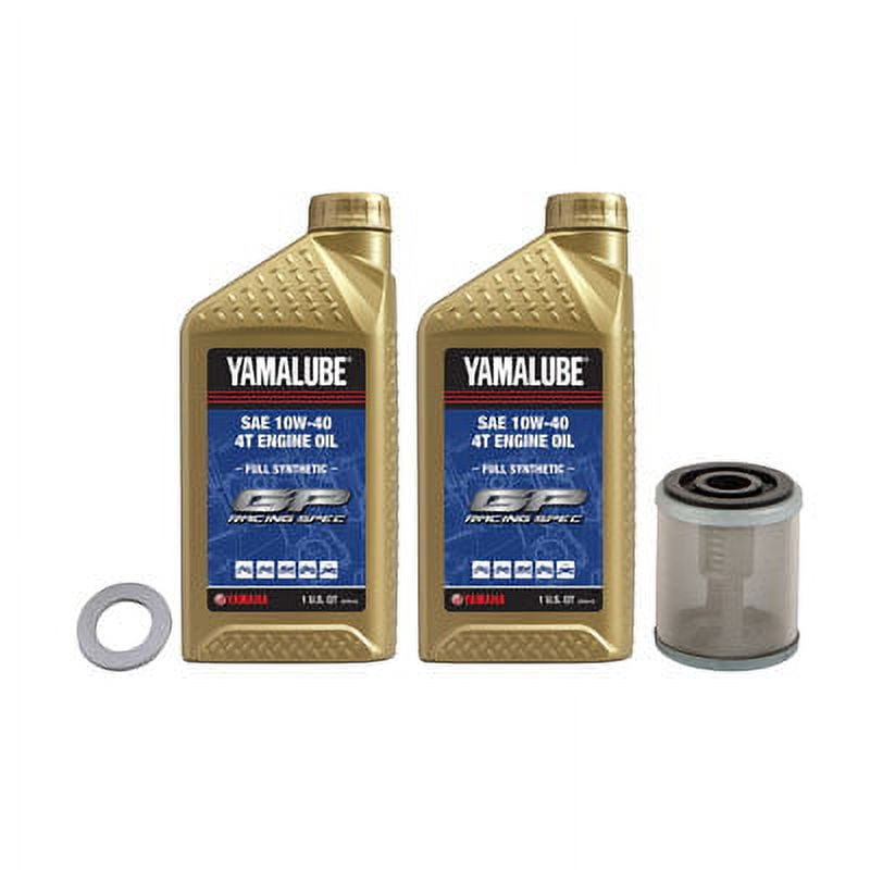Oil Change Kit Yamalube Hi-Perf. Full-Synthetic 10W-40 for Yamaha YZ400F 1998-1999
