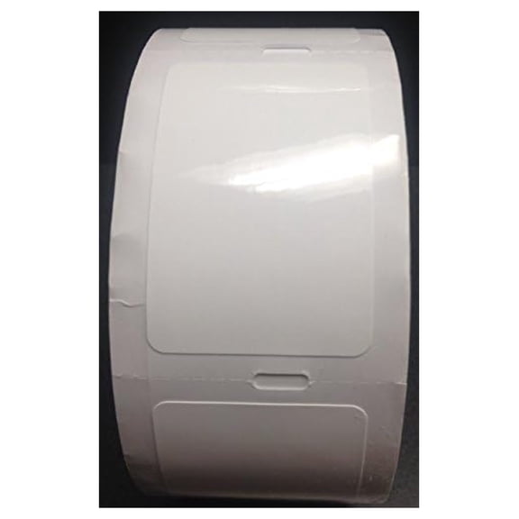 Oil Change Reminder Labels - Blank White 500 per roll (Static Cling Material) (G17)