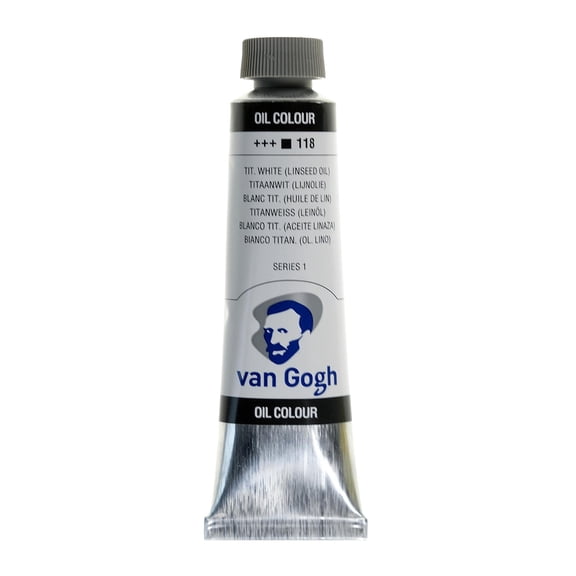 Oil Color titanium white (linseed), 40 ml (1.35 oz) (pack of 3)