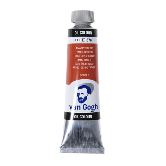 Oil Color transparent oxide red, 40 ml (1.35 oz) (pack of 3)