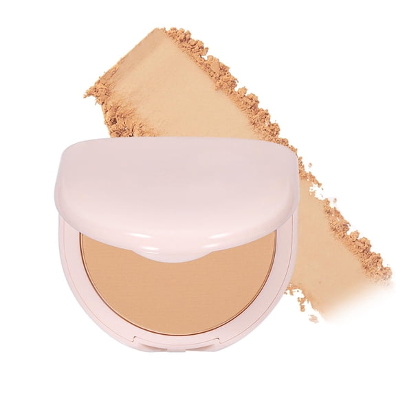 Oil Control Face Pressed Powder, 6.8g Matte Smooth Setting Powder Makeup, Waterproof Long-Lasting Makeup Setting Powder, Oil Control Flawless Finish, Lightweight, Residue-Free