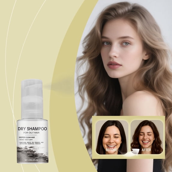 Oil-Control Volumizing Leave-In Dry Shampoo Spray 60ml