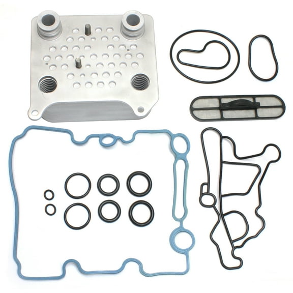 Oil Cooler Compatible with Ford Econoline Van 1992-2010/Excursion 2000-2005/F-Series Super Duty 2003-2007 6.0 Eng