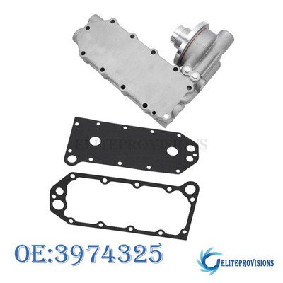 Oil Cooler Cover Filter Head 3974325 For Cummins 6CT ISC QSC 8.3 ISL QSL 8.9L US
