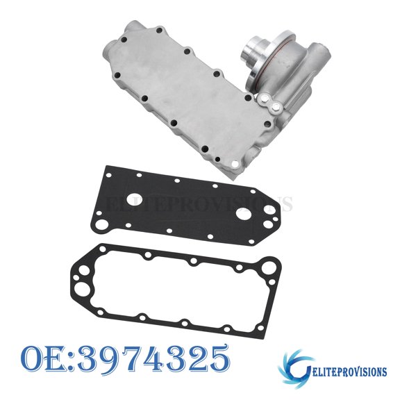 Oil Cooler Cover Filter Head For Cummins 6CT ISC QSC 8.3 ISL QSL 8.9L 3974325