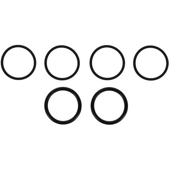 Oil Cooler Gasket Set - Compatible with 1988 - 1997 Ford F-59 Commercial Stripped Chassis 7.3L V8 1989 1990 1991 1992 1993 1994 1995 1996