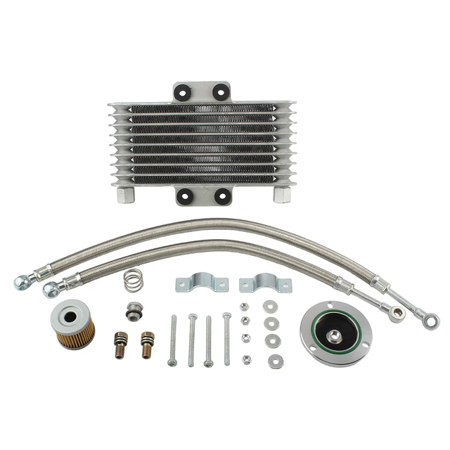Oil Cooler Radiator Kit for GS GN GZ 100CC400CC 125Ml Aluminum Engine