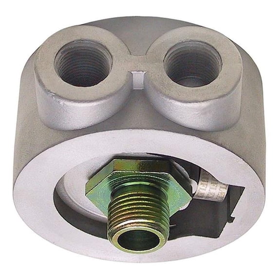 Oil Cooler Sandwich Adapter - 0.75-16 Threads
