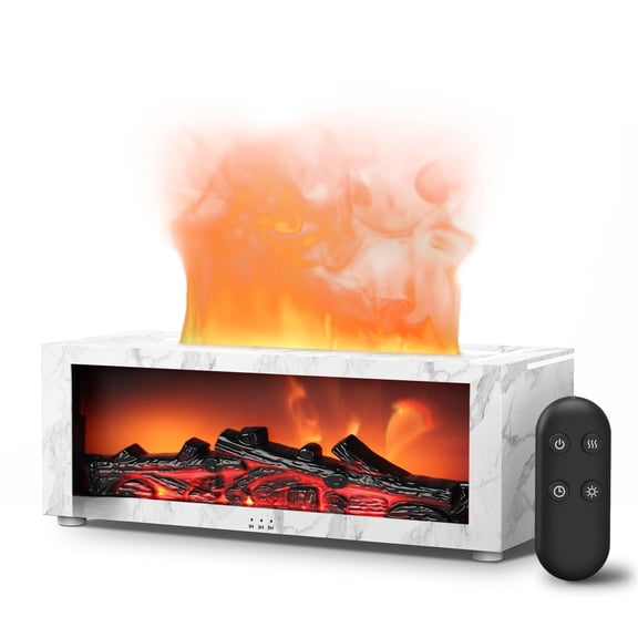 Oil Diffuser Humidifier White Marble Fireplace Design For Home Bedroom Office Yoga