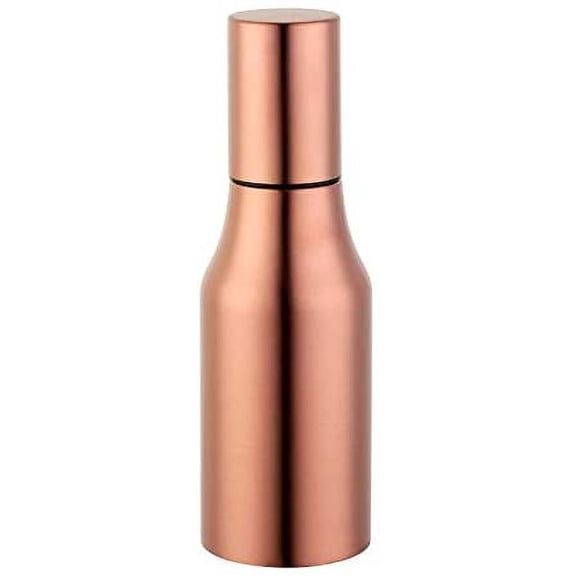 ABCISI Oil Dispenser Bottle Stainless Steel Oil Pot with No Drip Pouring Spout and Lid , Dust Proof Leak Oil Durable Bottle for Kitchen BBQ Barbecue Oil Olive Oil (500ml) -Rose Gold