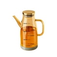 thumbnail image 1 of Oil Dispenser Bottle with - Spout - No , Large Capacity, Heat - Resistant Glass, for Kitchen & Barbecue, 1 of 3