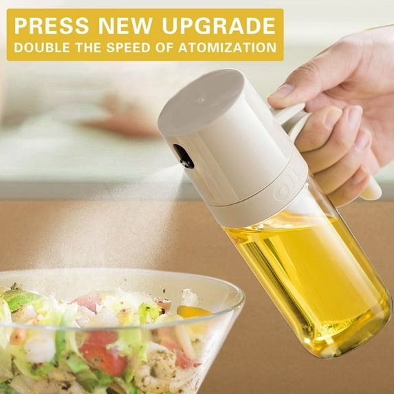 Oil Dispenser for Kitchen,2 in 1 Olive Oil Dispenser and Oil Sprayer Bottle,18oz Oil Dispenser Bottle for Kitchen,Oil Sprayer for Cooking, Kitchen, Salad, Barbecue,etc