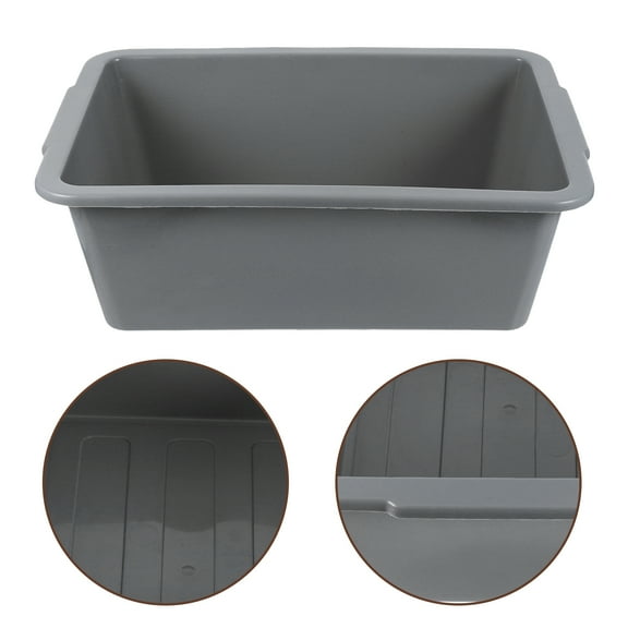 FRCOLOR Large Dark Grey Plastic Drip Pan for Car Engine Oil Catch and Drain