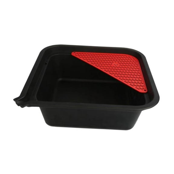 Oil Drain Pan Oil Drip Catcher Engine Oil Receiving Basin PETG Material Easy Cleaning for Auto Repair Garage