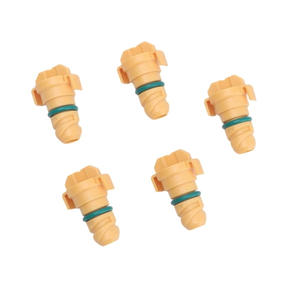 Oil Drain Plug Set, KX6Z6730B BC3Z6730A Reference, 5Pcs Nylon Replacement Plugs for Engine Oil Service