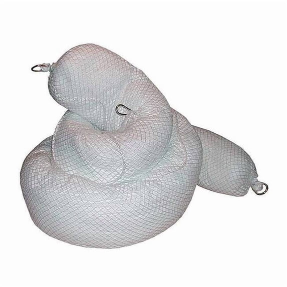 Oil-Dri Sorbent Boom, 36 gal, 8 in x 10 ft, Oil, White, 4 PK L90855