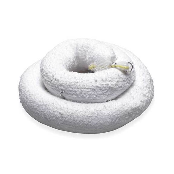 Oil-Dri Sorbent Boom, 23 gal, 5 in x 10 ft, Oil, White, 4 PK L90857