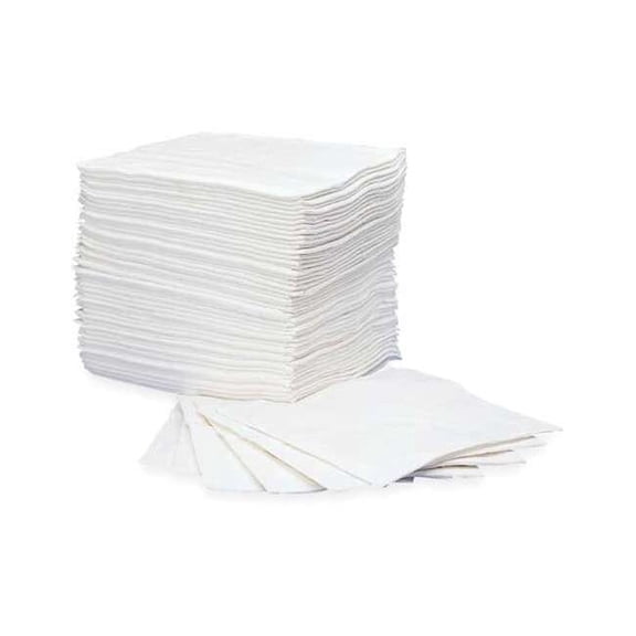 Oil-Dri Sorbent Roll, 49 gal, 30 in x 3 1/3 ft, Oil, White, Polypropylene L90853