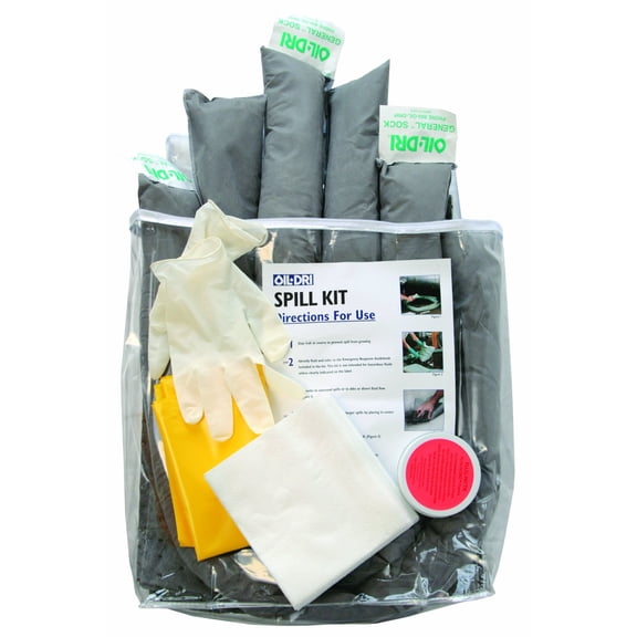 Oil-Dri L90671 5 gallon Smart-Pak Universal Emergency Zippered Compact Spill Kit CA3