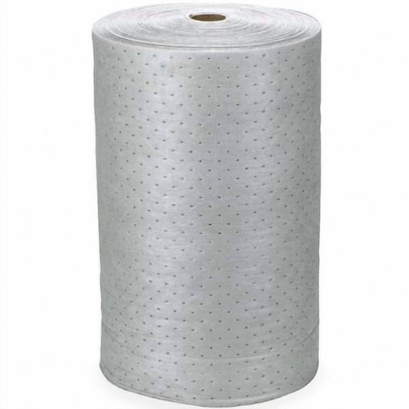 Sorbent Roll, 56 gal, 30 in x 150 ft, Universal, Gray, Polypropylene L90901