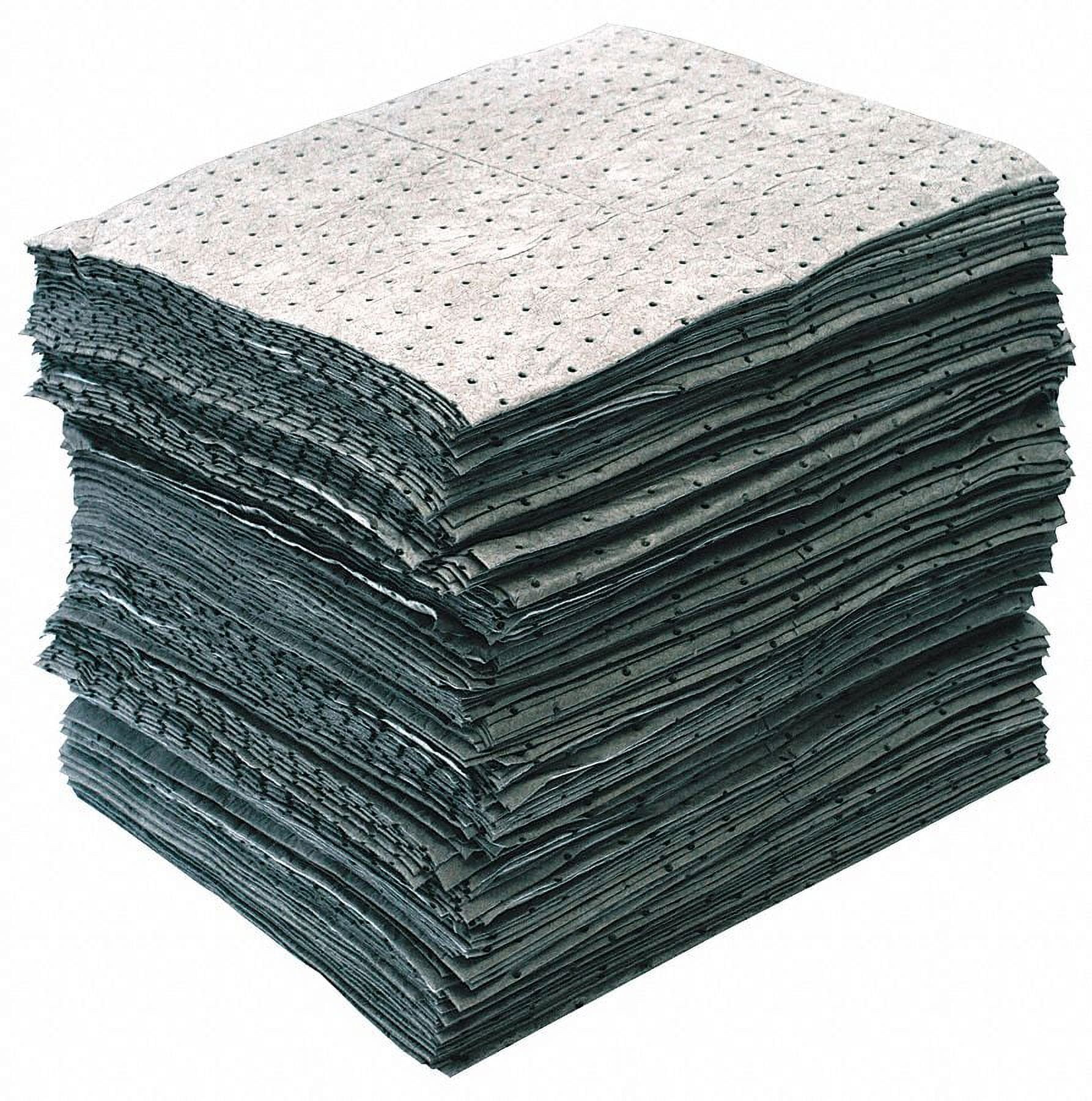 Universal Absorbent Pads - Light Weight - Perforated - Gray - 16