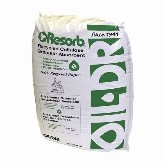 Oil-Dri Loose Absorbent,Universal,30 lb.,Bag L92889-G65