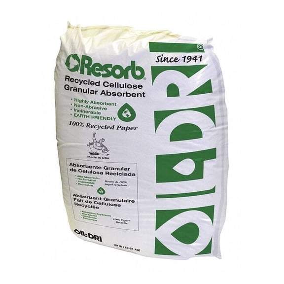 Oil-Dri Loose Absorbent,Universal,30 lb.,Bag L92889-G65