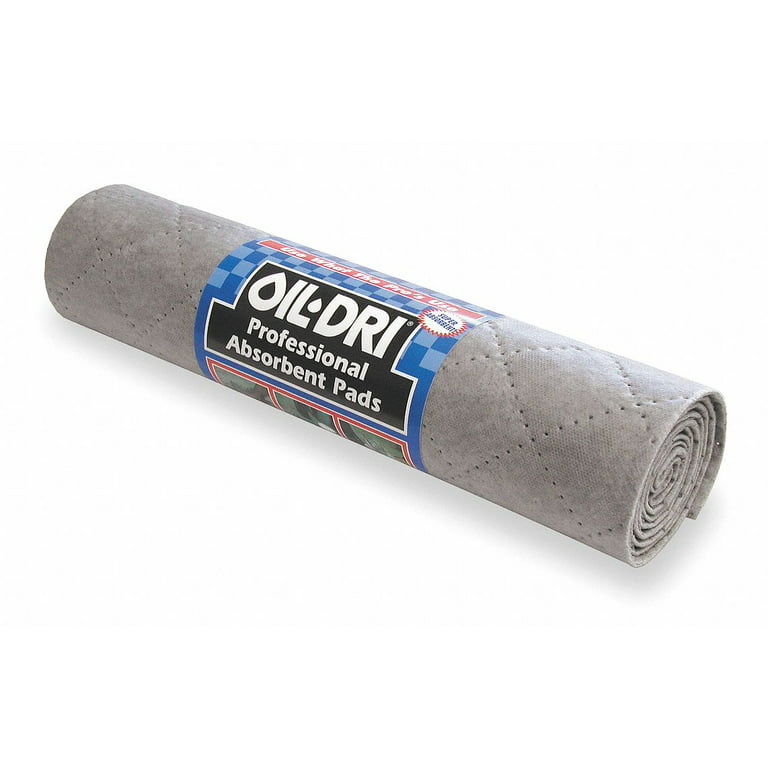 Oil-Dri L90908 Absorbent Roll, Universal, Gray, 5 ft.L