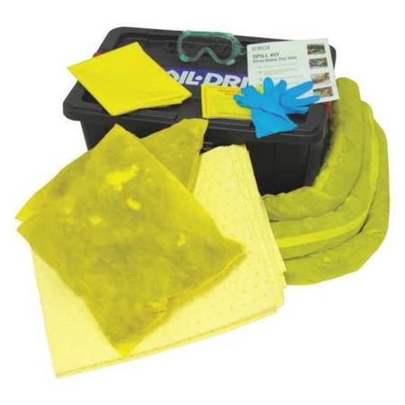 oil-dri l91415 spill kit, universal, yellow g4292456