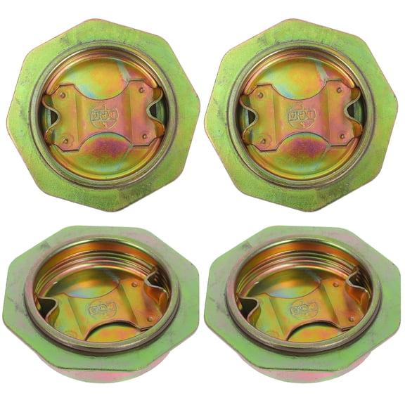 Oil Drum Lid Barrel Hole Plug Seal Rain Protective Cover Golden