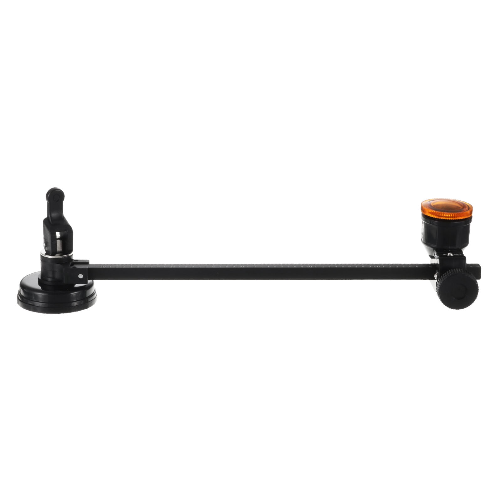 Oil-Filled Circular Glass Cutter 1.6"-11.8" Adjustable with Suction Cup for Glass, Black