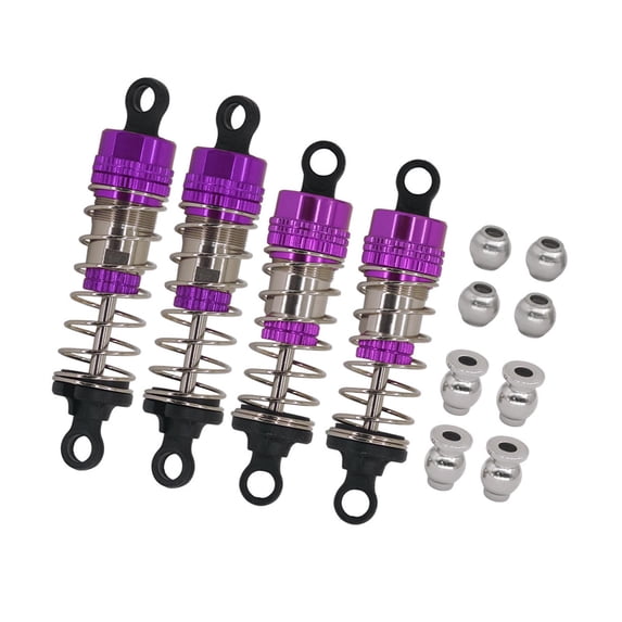 Oil Filled Shock Absorber Set Metal RC Car Shocks Upgrade Kit for 1/14 Off Road Vehicle 14210 14209