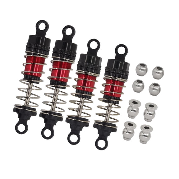 Oil Filled Shock Absorber Set RC Car Metal Suspension Upgrade Combo 66mm 72mm for 1/14 Remote Control Vehicle