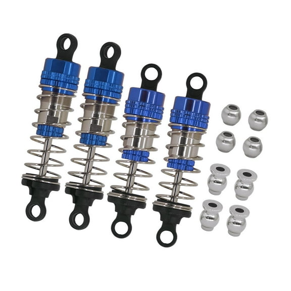 Oil Filled Shock Absorber Set RC Car Shock Absorbers Front and Rear Combo Metal Design for 1 14 Scale Models