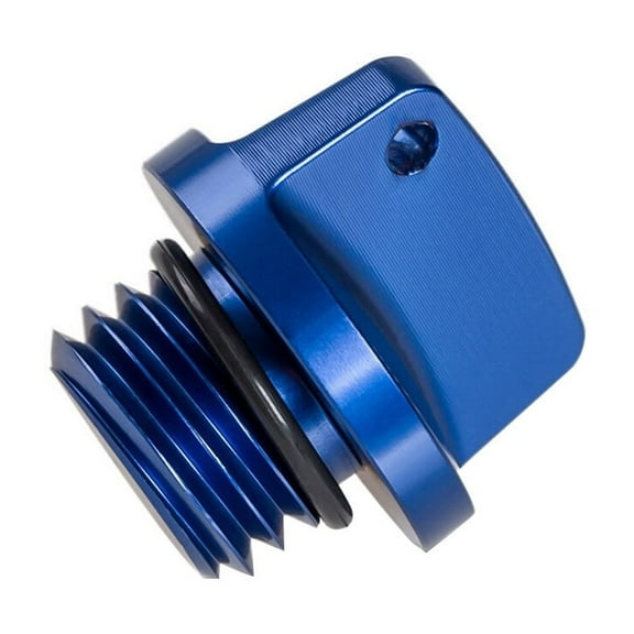 Oil Filler Cp Alloy Motorcycle Oil Tank Cover with O-Ring Engine Oil Filler Cap Blue